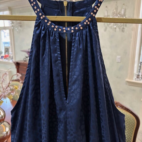 Navy Blue Marilyn Monroe Romper - Picture 2 of 12